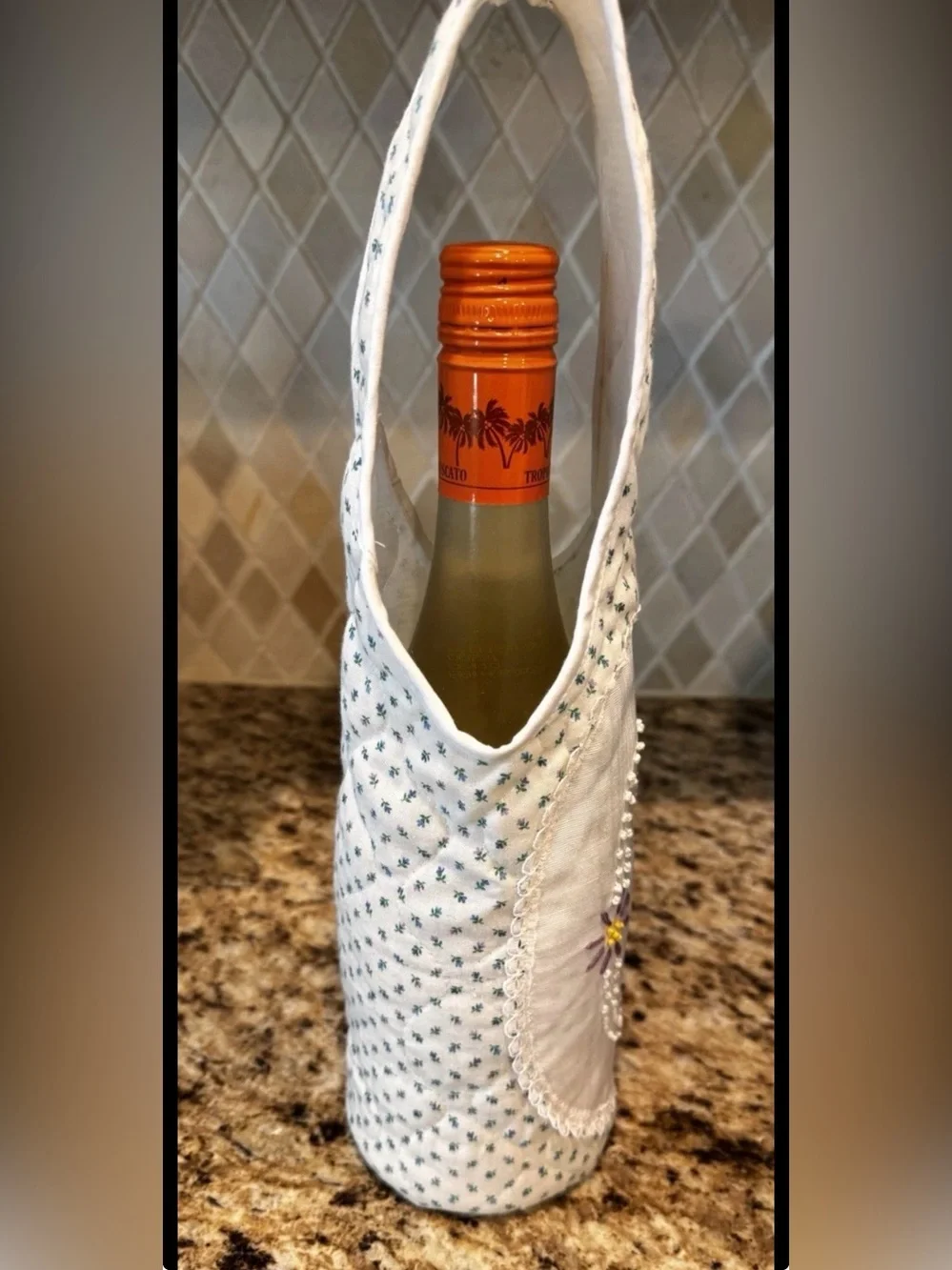 Handmade Wine Bottle Holder